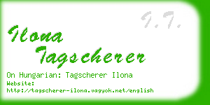 ilona tagscherer business card
